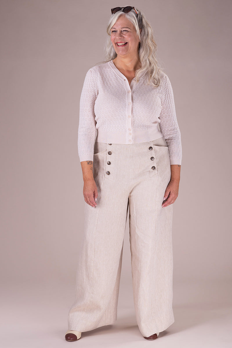 Emmy Design The Delightful Daytime Cardigan Ivory Hvid - Sophies.dk #farve_ivory