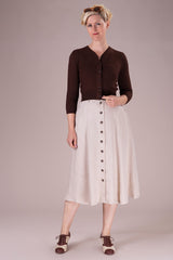 Emmy Design The Delightful Daytime Cardigan Coffee Brun - Sophies.dk #farve_coffee