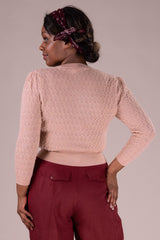 Emmy Design The Delightful Daytime Cardigan Peach Rosa - Sophies.dk #farve_peach
