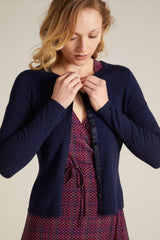King Louie Cardigan Roundneck Cocoon - Blue Sophies.dk #farve_blue