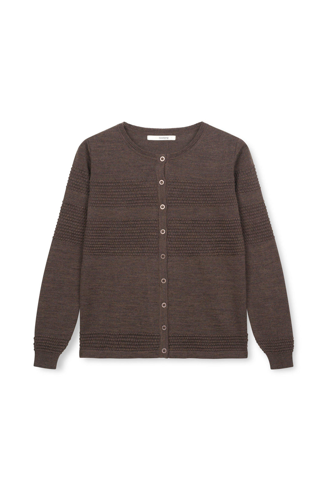 Sibin Linnebjerg Dita Cardigan - Brun-Sibin Linnebjerg-Sophies.dk #farve_brown