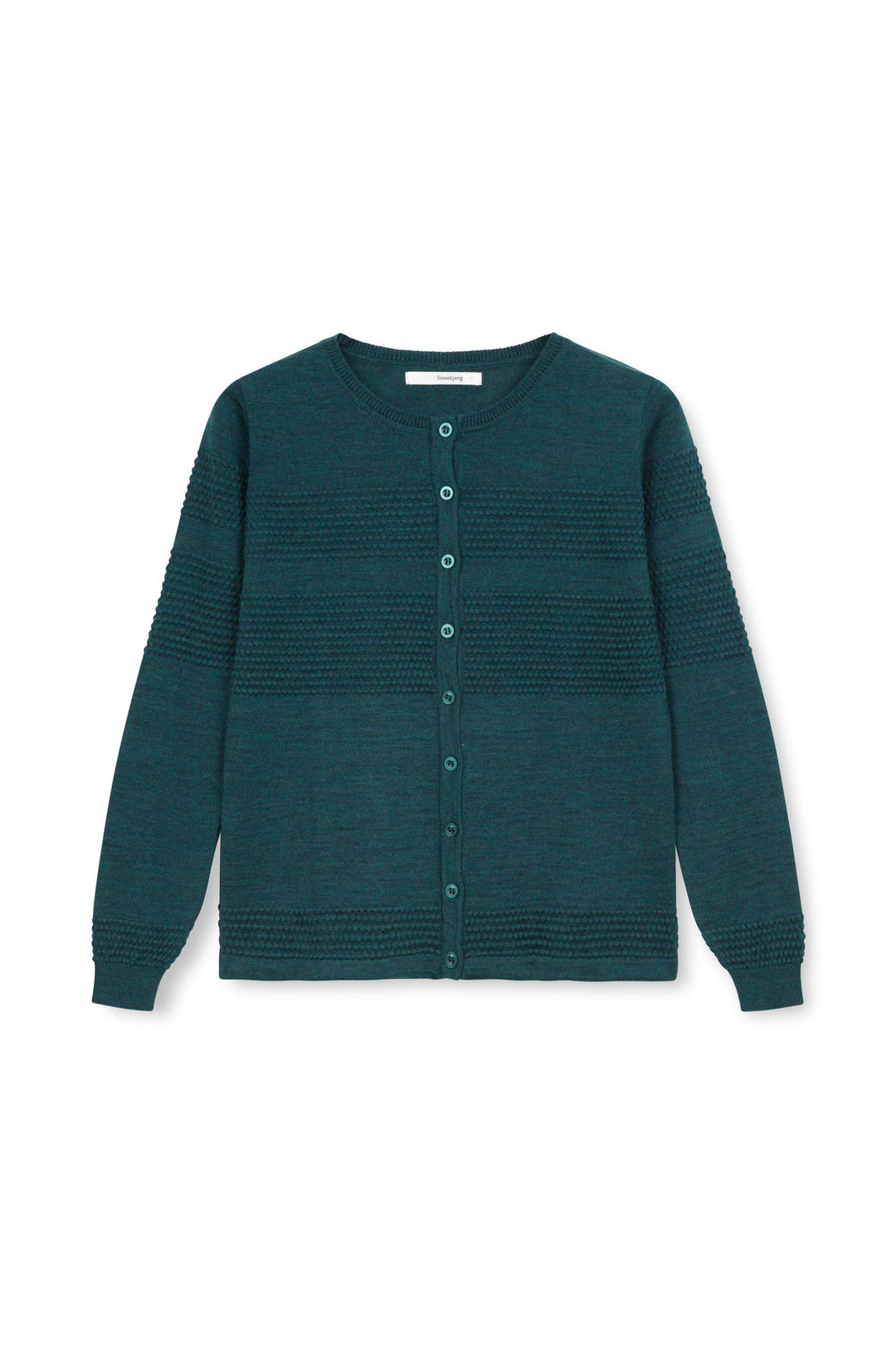 Sibin Linnebjerg Dita Cardigan - Petrol-Sibin Linnebjerg-Sophies.dk #farve_petrol