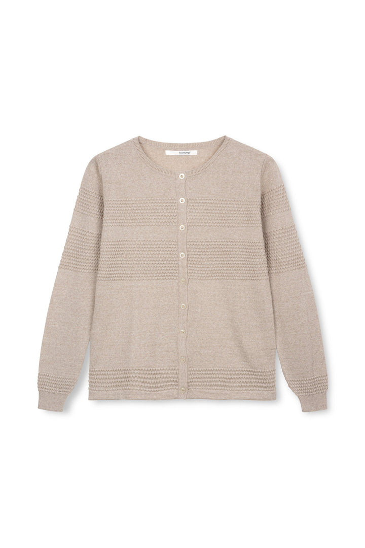 Sibin Linnebjerg Dita Cardigan-Lys-Sand-Sibin Linnebjerg-Sophies.dk #farve_light-sand