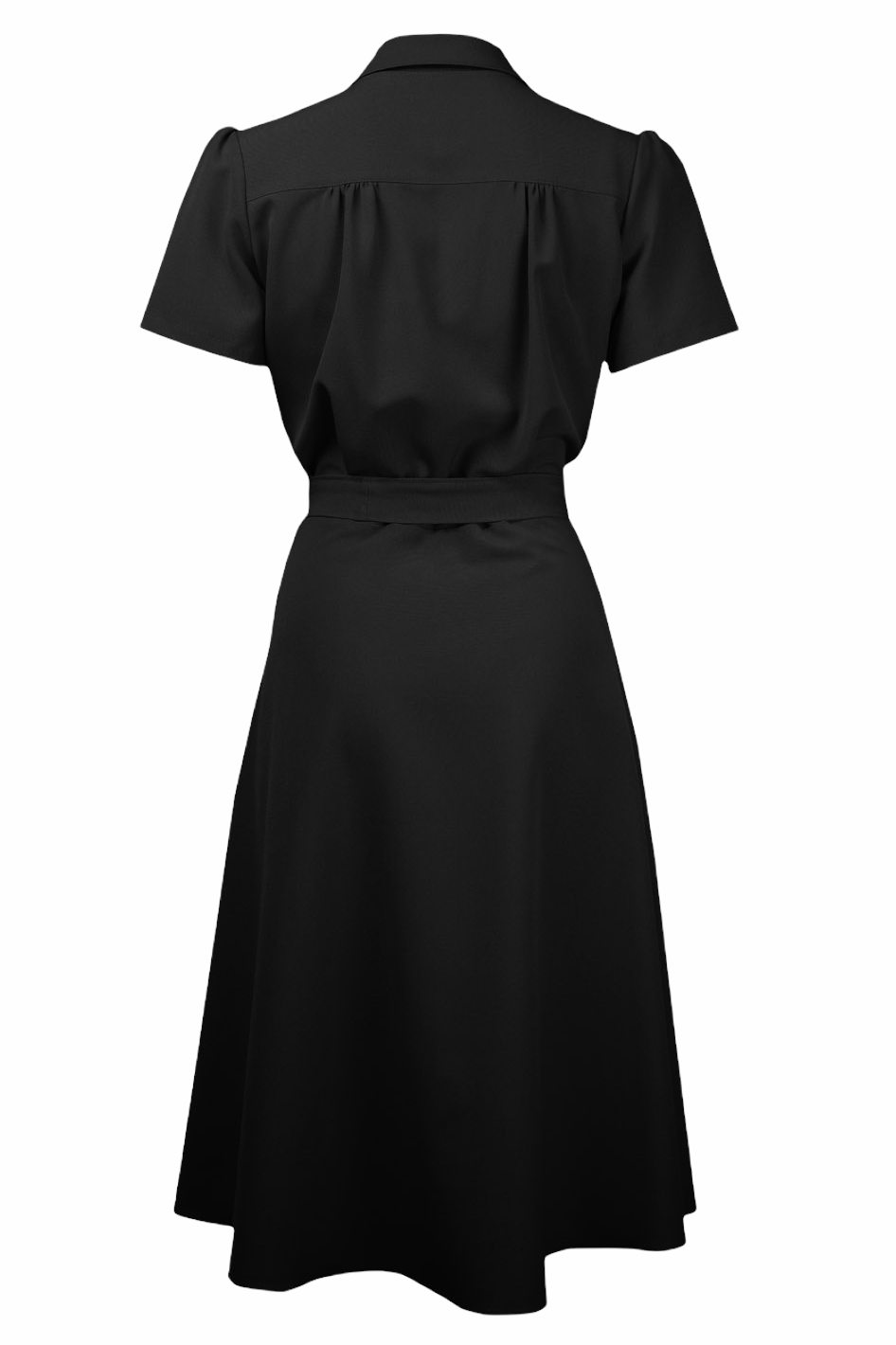 Pretty Retro Shirt Dress - Black-Pretty Retro-Sophies.dk