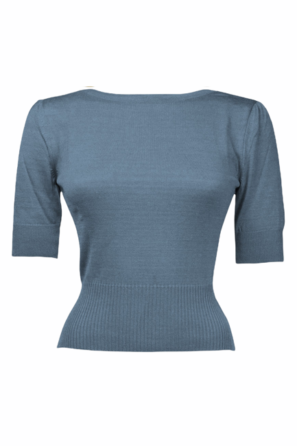 Pretty Retro Bateau Sweater - Blue-Pretty Retro-Sophies.dk