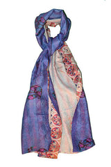 Masala Sari Kantha Silke Tørklæde #25-Masala-Sophies.dk