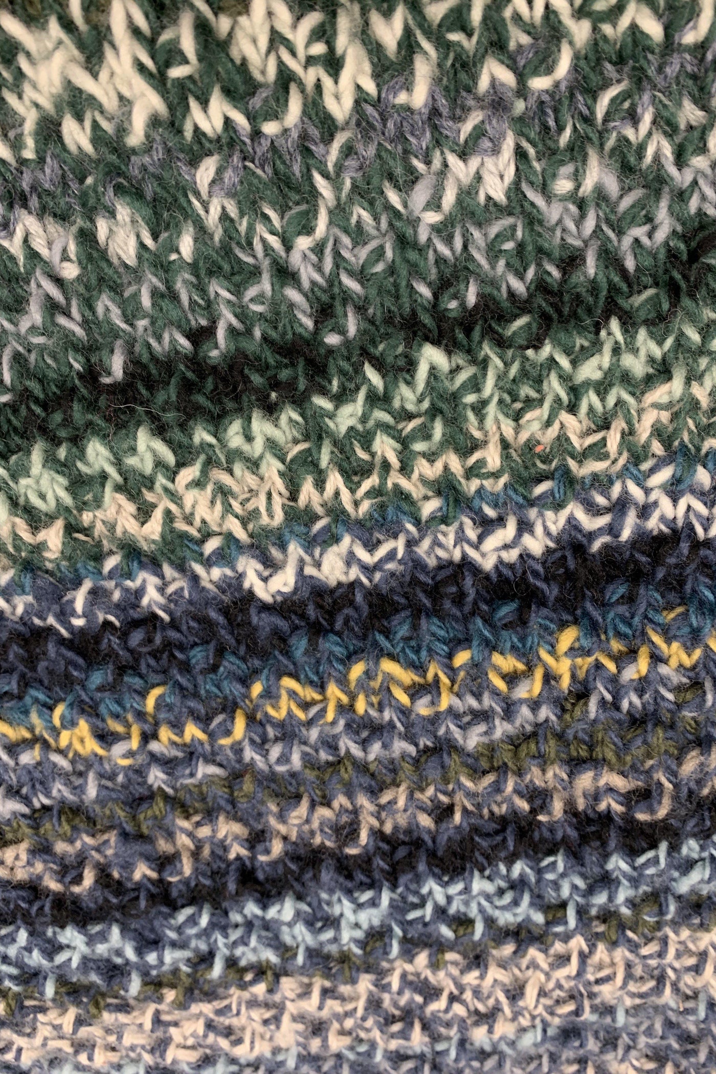 Fuza Wool Butterfly Sweater High Neck Multi #12-Fuza Wool-Sophies.dk