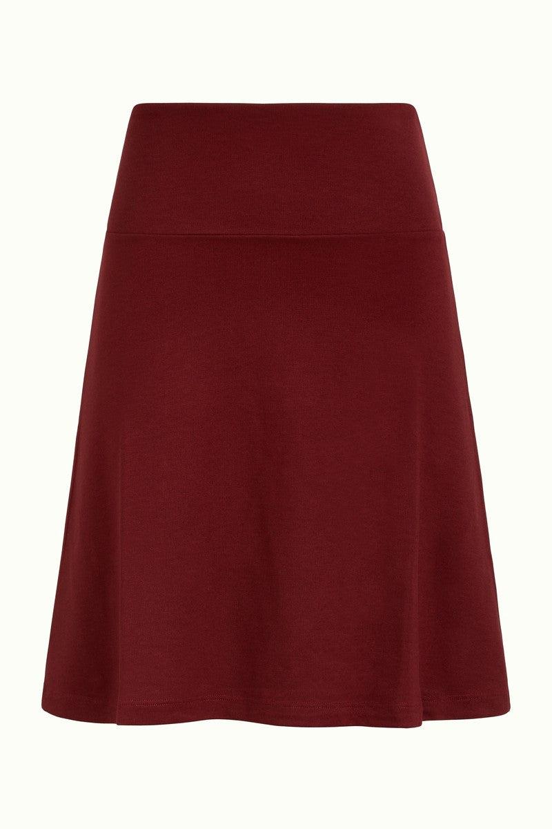 King Louie Border Skirt Milano Uni - Red #farve_brique-red