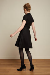 King Louie Emmy Dress Ecovero Classic - Black-King Louie-Sophies.dk
