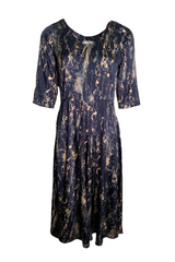 Tone Barker Jane Dress Blue Marble-Tone Barker-Sophies.dk