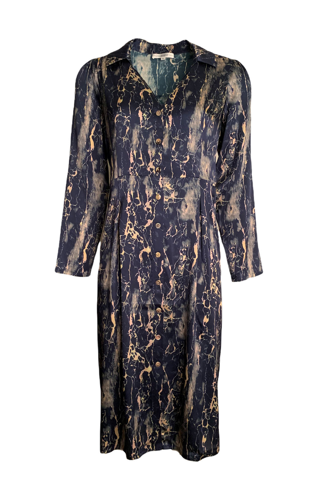 Tone Barker Hen-stretch Dress Blue Marble-Tone Barker-Sophies.dk