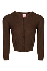 Emmy Design The Delightful Daytime Cardigan Coffee Brun - Sophies.dk #farve_coffee