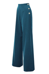 Pretty Retro Swing Pants - Petrol-Pretty Retro-Sophies.dk #farve_petrol