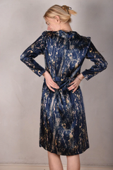 Tone Barker Hen-stretch Dress Blue Marble-Tone Barker-Sophies.dk