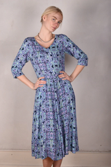 Tone Barker Jane Dress Aquafleur-Tone Barker-Sophies.dk