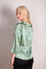 Tone Barker Audrey Top - Sea Marble-Tone Barker-Sophies.dk