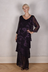Tone Barker Nyn-Frida Dress Night Purple-Tone Barker-Sophies.dk