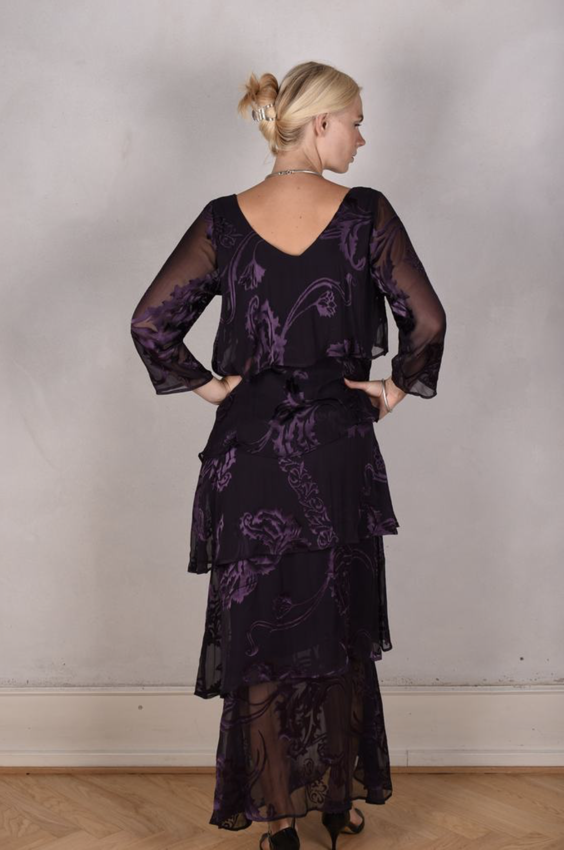 Tone Barker Nyn-Frida Dress Night Purple-Tone Barker-Sophies.dk