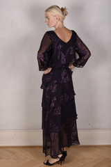 Tone Barker Nyn-Frida Dress Night Purple-Tone Barker-Sophies.dk