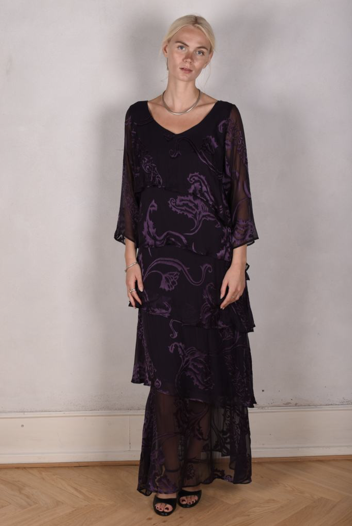 Tone Barker Nyn-Frida Dress Night Purple-Tone Barker-Sophies.dk