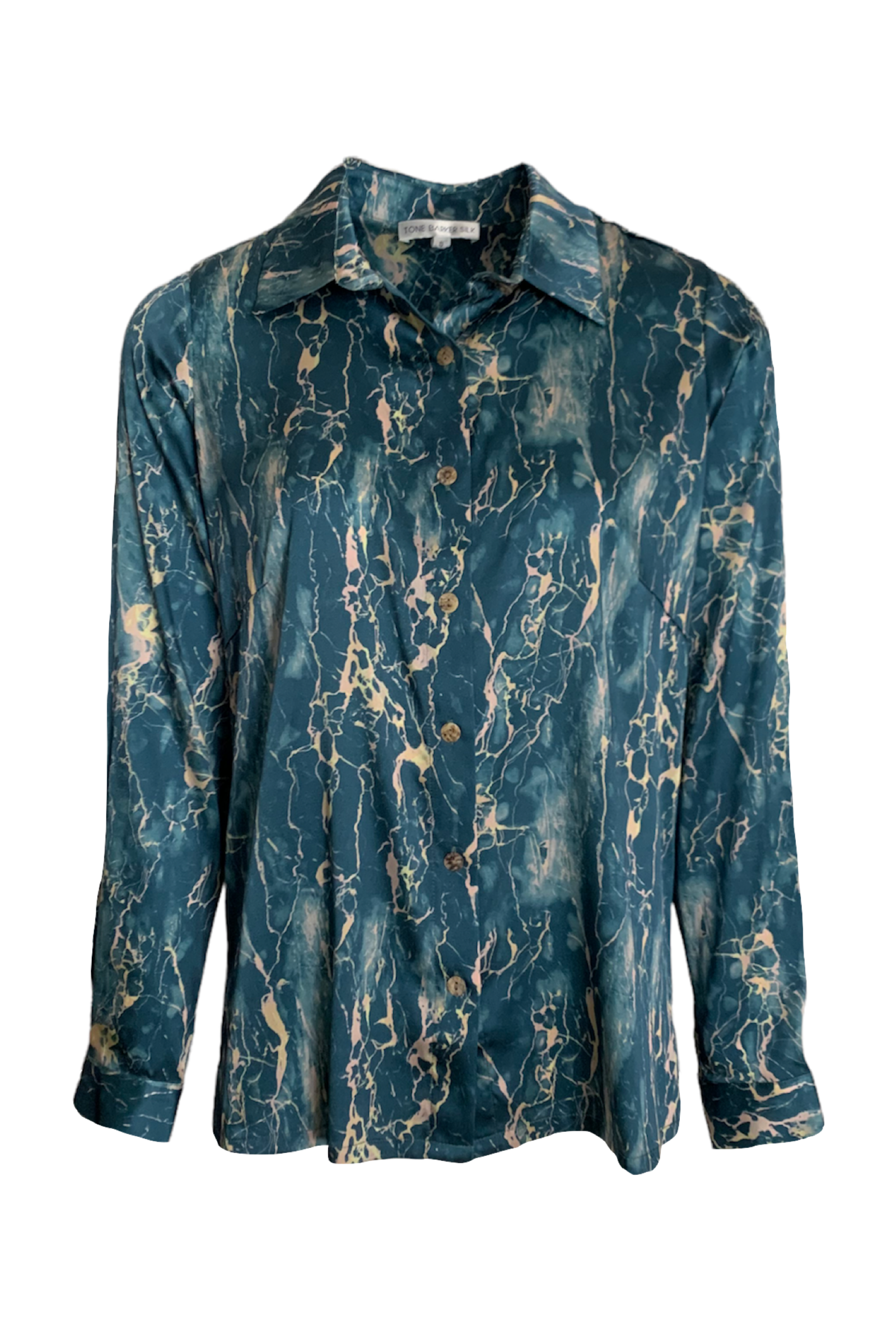 Tone Barker Tamie Skjorte - Marble Light-Tone Barker-Sophies.dk