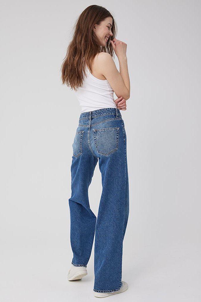 Global Funk Amarillo Jeans - Mørk Denim-Global Funk-Sophies.dk