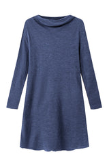 Blusbar A-Line Dress Denim #farve_indigo-melange