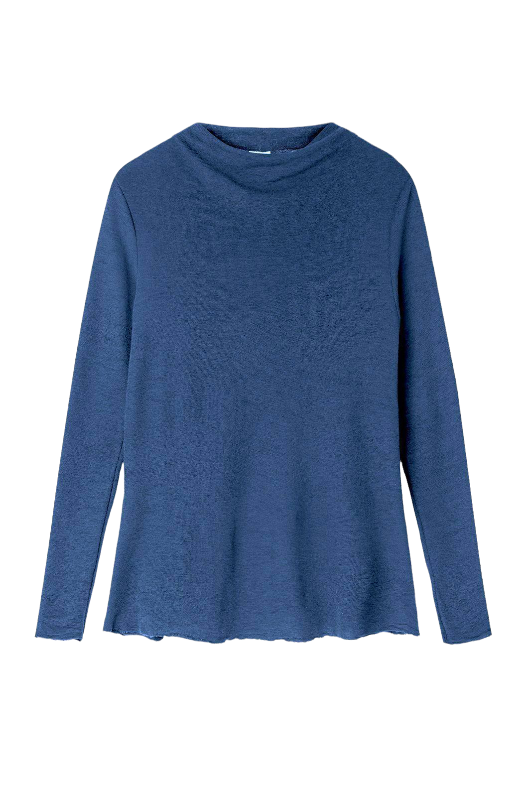 Blusbar Shirt A-line Drapped Neckline #farve_denim