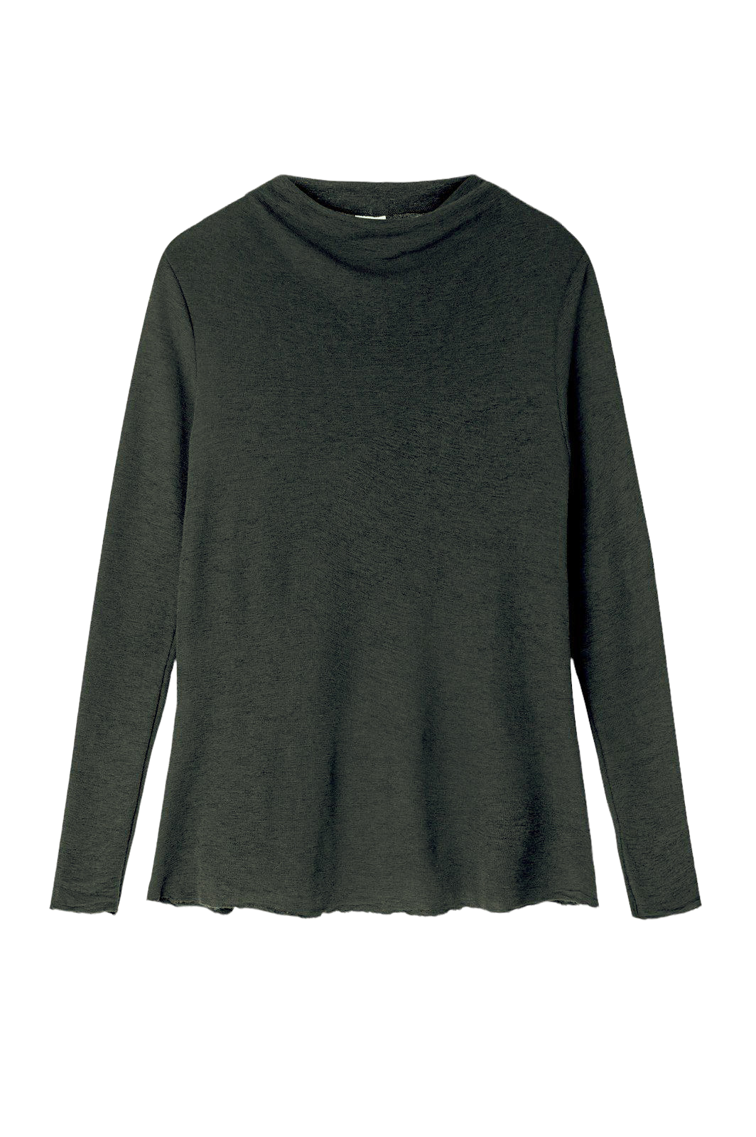 Blusbar Shirt A-line Drapped Neckline #farve_raven