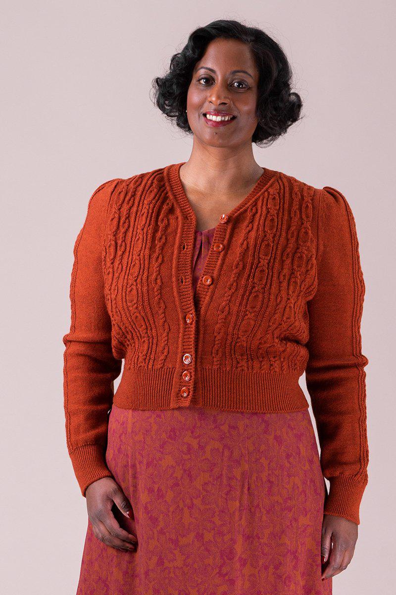 Emmy Design The Ice Skater Cardigan - Cinnamon-Emmy Design-Sophies.dk