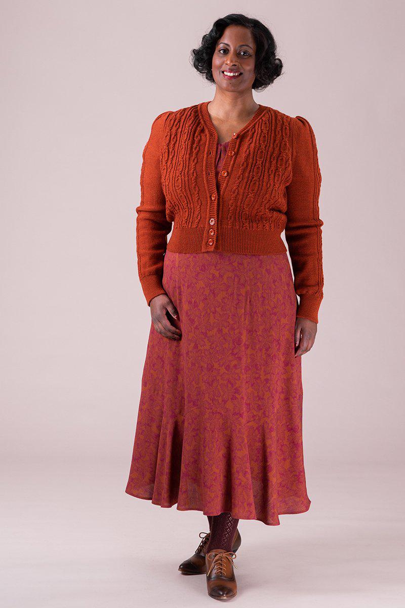 Emmy Design The Ice Skater Cardigan - Cinnamon-Emmy Design-Sophies.dk