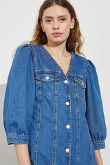 Global Funk Vega Denim Kjole-Global Funk-Sophies.dk