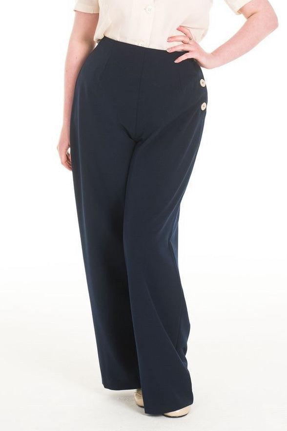 Pretty Retro Swing Pants - Navy-Pretty Retro-Sophies.dk #farve_navy