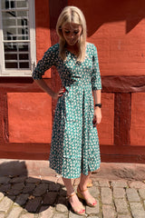Tone Barker Jane Dress Green Bird-Tone Barker-Sophies.dk