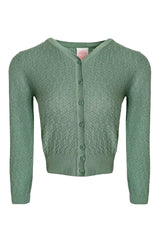 Emmy Design The Delightful Daytime Cardigan Sage Green Grøn - Sophies.dk #farve_sage-green