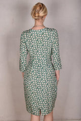 Tone Barker Maudacity Dress Green Bird-Tone Barker-Sophies.dk
