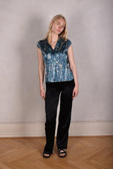 Tone Barker Sif Bluse Marble Light-Tone Barker-Sophies.dk