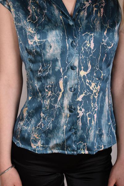 Tone Barker Sif Bluse Marble Light-Tone Barker-Sophies.dk