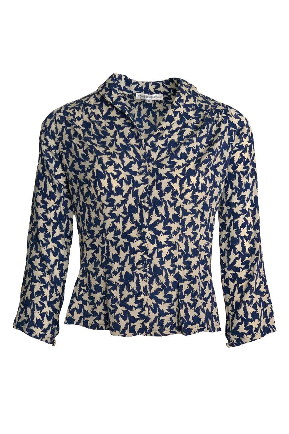 Tone Barker Bifty Skjorte Blue Bird-Tone Barker-Sophies.dk
