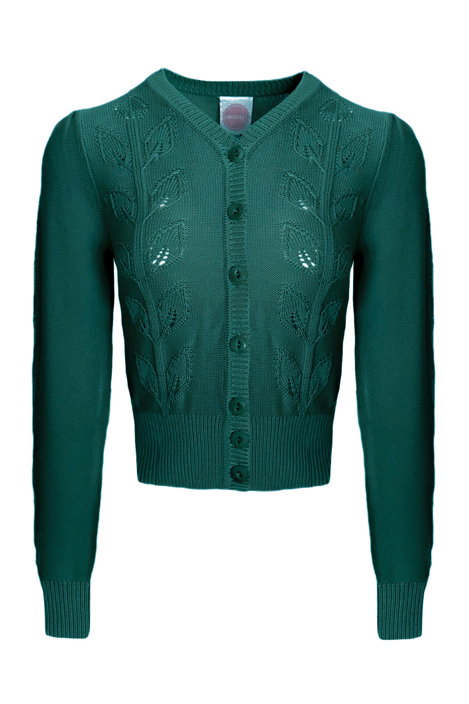 Emmy Design The Susie Q Cardigan Petroleum Grøn - Sophies.dk #farve_petroleum