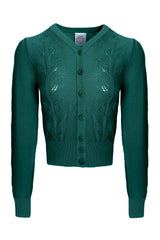 Emmy Design The Susie Q Cardigan Petroleum Grøn - Sophies.dk #farve_petroleum