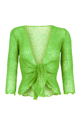 Sophies Ensfarvet Bolero #farve_apple-green