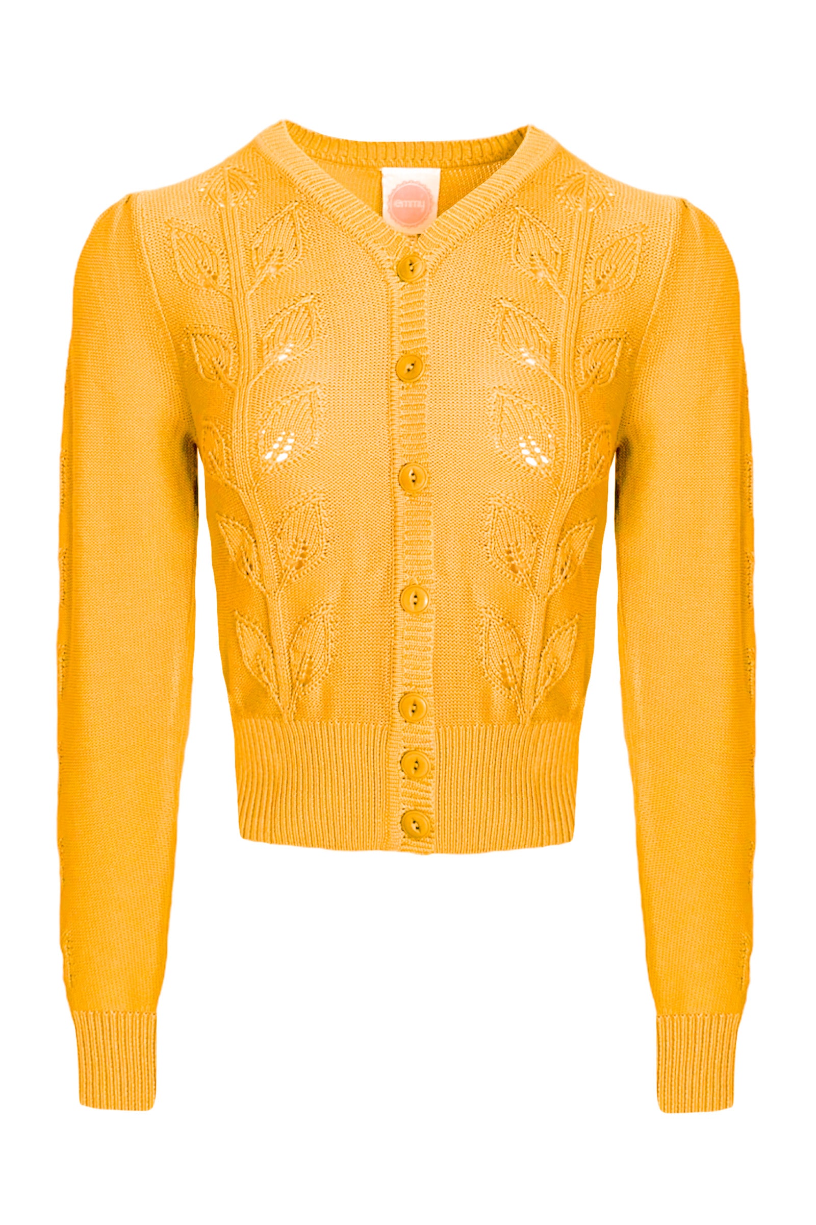 Emmy Design The Susie Q Cardigan Butter Yellow Gul - Sophies.dk #farve_butter