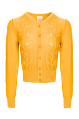Emmy Design The Susie Q Cardigan Butter Yellow Gul - Sophies.dk #farve_butter