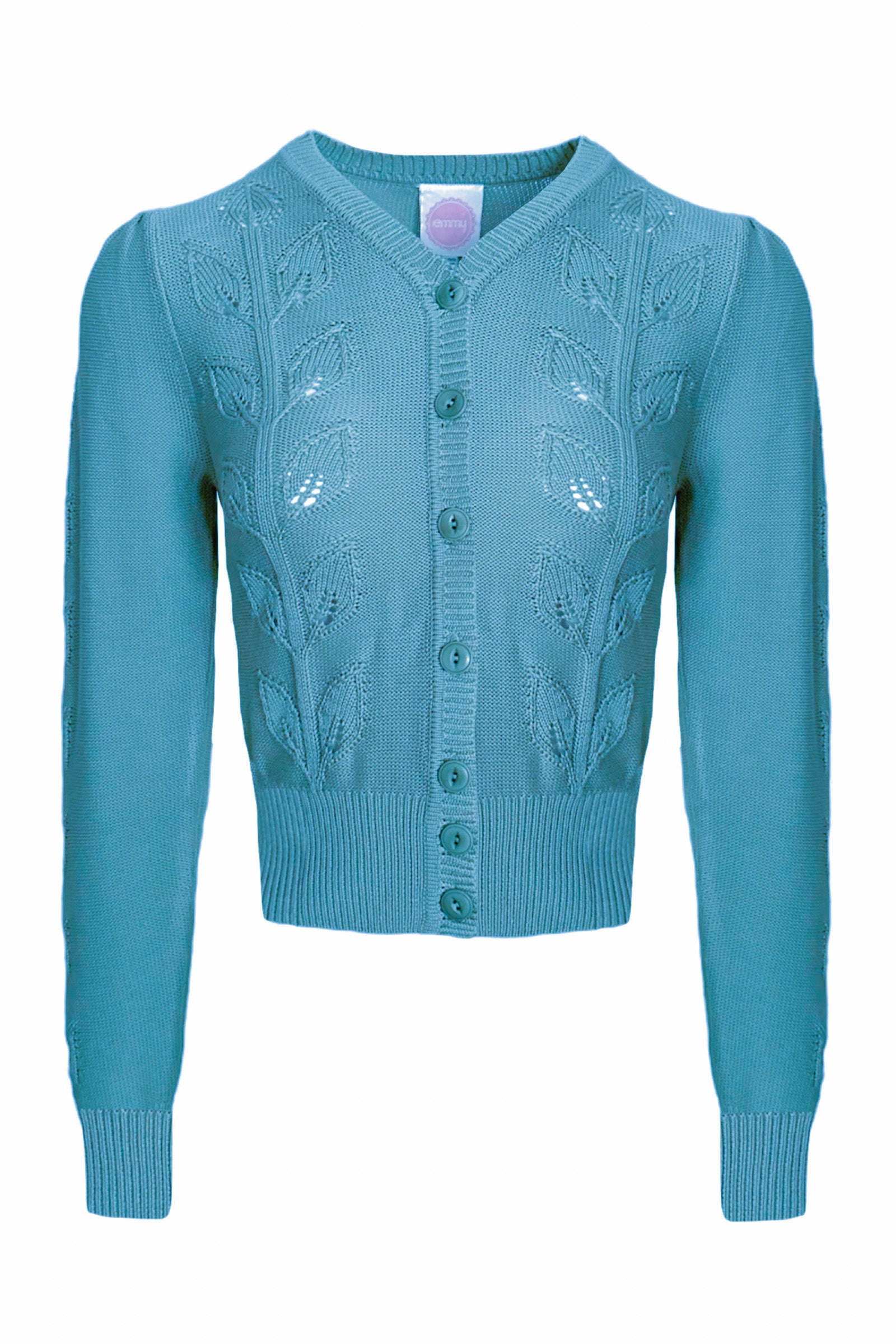 Emmy Design The Susie Q Cardigan Cadet Blue - Sophies.dk #farve_cadet-blue