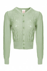 Emmy Design The Susie Q Cardigan Pale Sage Green Grøn - Sophies.dk #farve_pale-sage-green