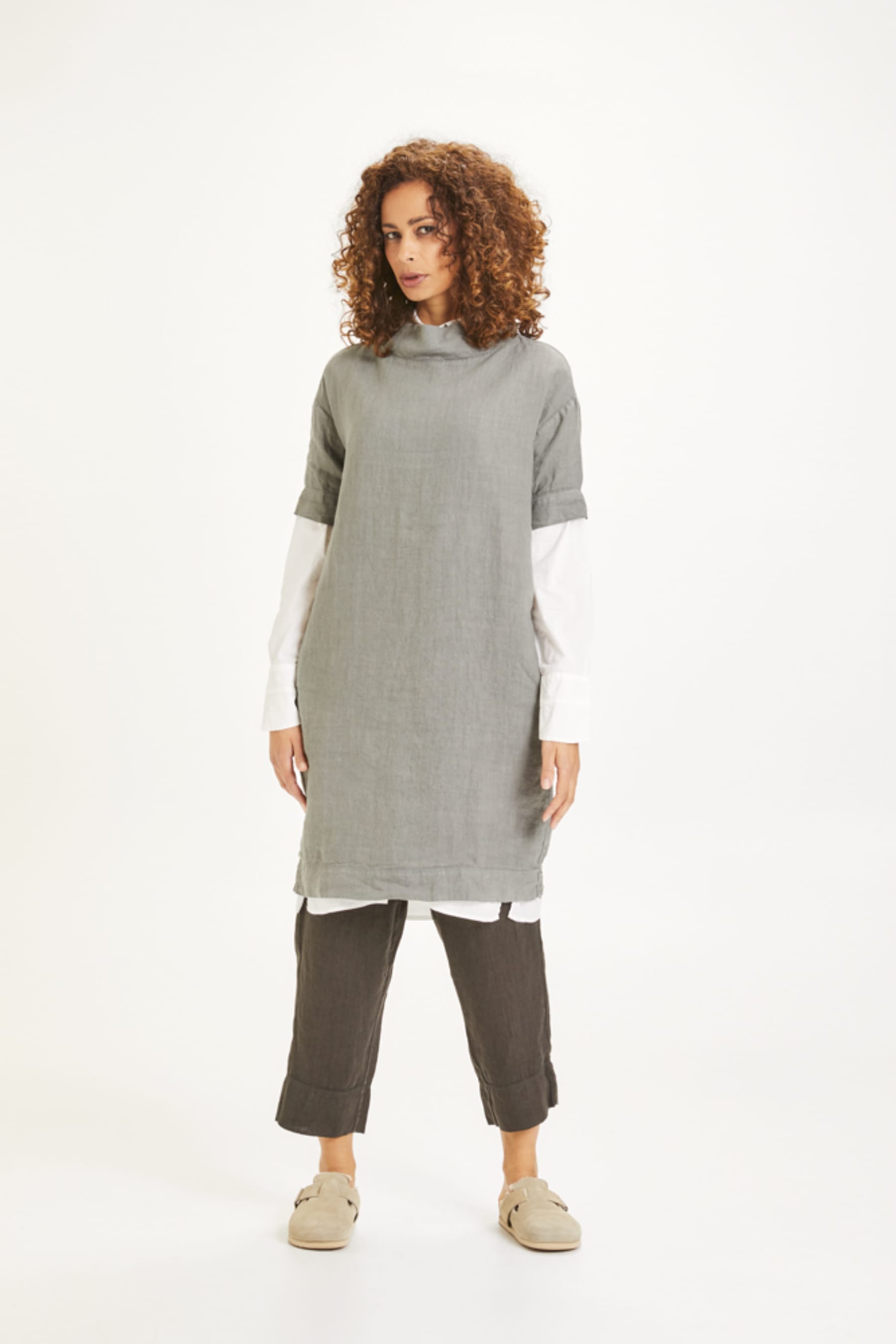 Own Dress Collar Cement Grå Grey #farve_cement