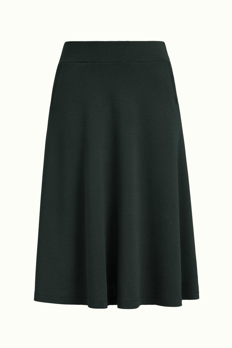 King Louie Sofia Midi Skirt Milano Crepe - Sycamore Green Sophies.dk #farve_sycamore-green