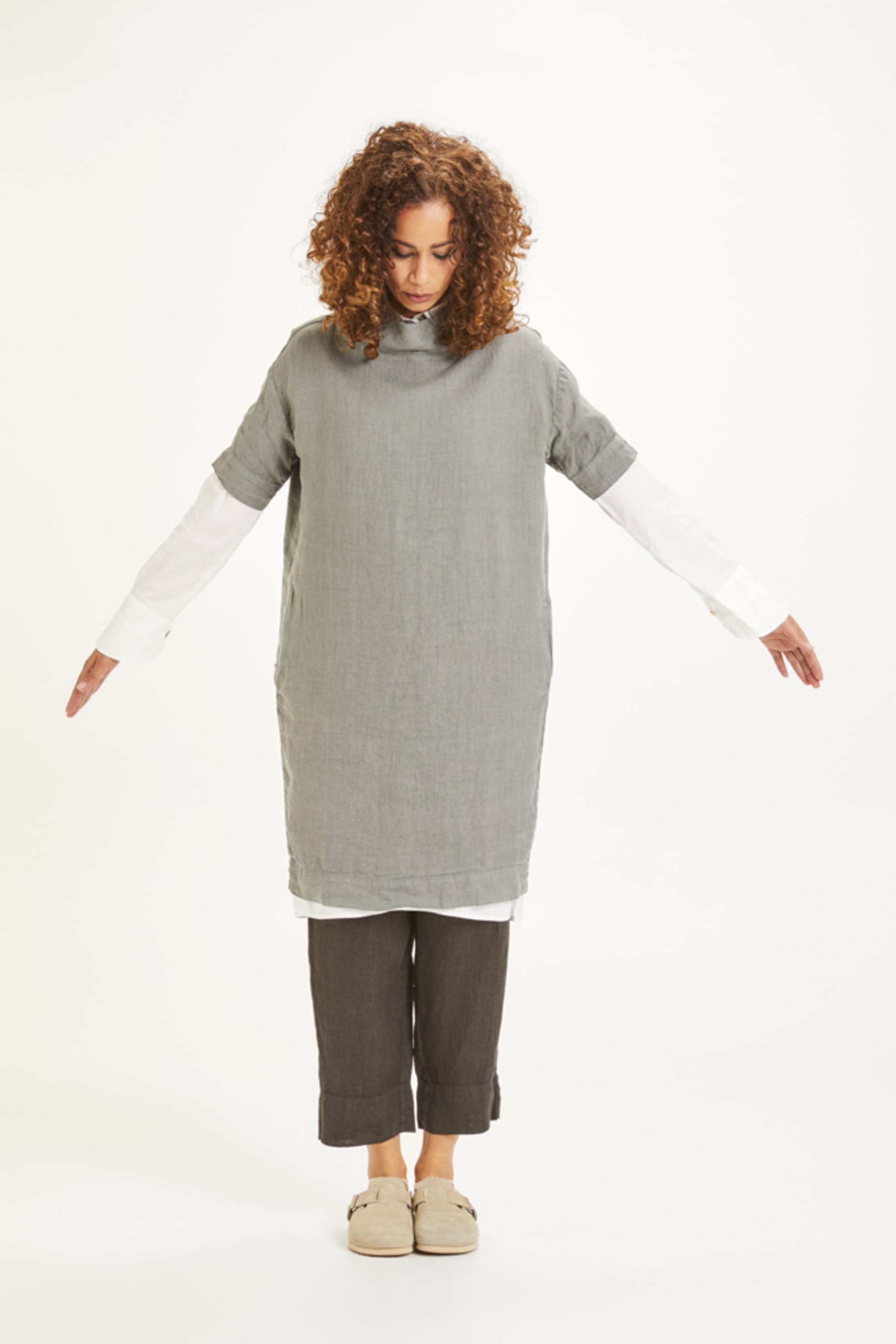 Own Dress Collar Cement Grå Grey #farve_cement