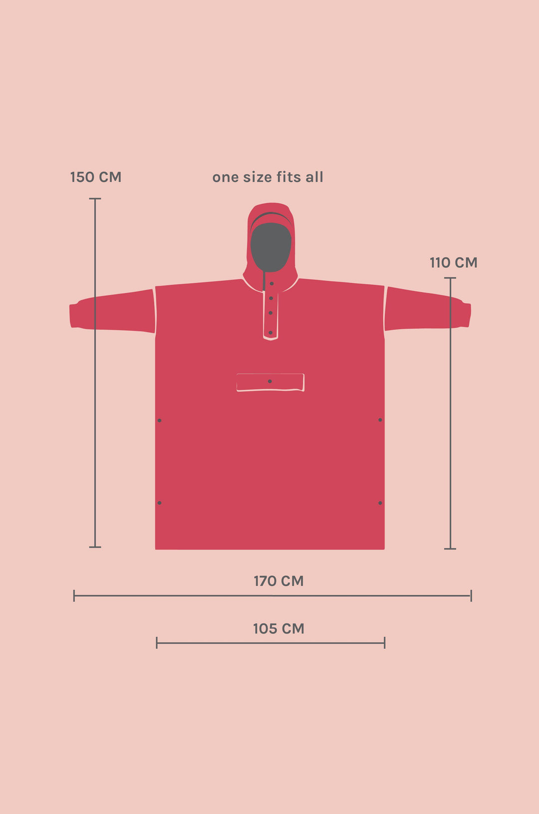 Rainkiss Rain Poncho - The Clouds-Rainkiss-Sophies.dk